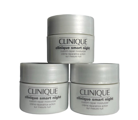 Clinique Smart Night Custom-Repair Moisturizer Cream Dry Combination Skin 0.5oz/15ml